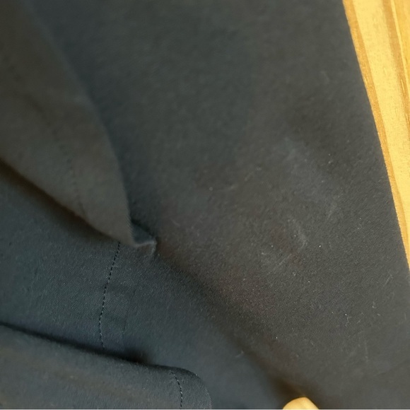 J.Jill Ponte Ruffle Navy Blue Dress. Size Small. - Picture 7 of 15